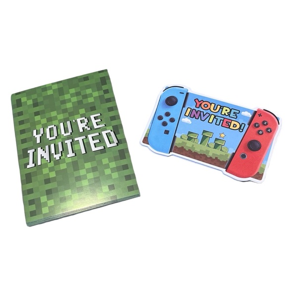 Gamer Party Invites - Picture 1 of 4